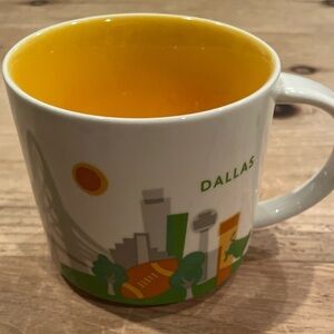 Starbucks Been There Series Across the Globe Dallas Texas Graphic Mug 14 oz